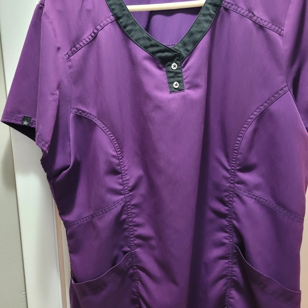 Scrub top.  Purple size XL.